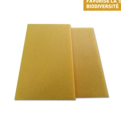Cire gaufrée conventionnelle pour hausse de ruche 13x41 cm