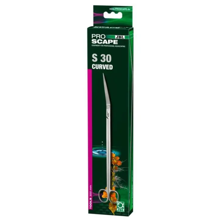 Ciseaux angulaires pour aquascaping coloris argent JBL ProScape – 30 cm