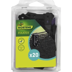 Clip de fixation Fixatex pour Natte noir 34x20 cm