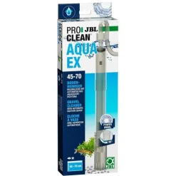 Cloche à vase pour aquarium coloris noir JBL ProClean Aquaex set 45-70