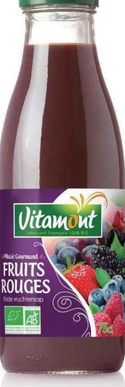 Cocktail de Douceur de fruits rouges bio Vitamont – 75 cl