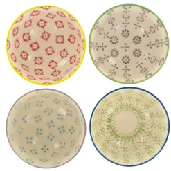 Coffret 4 bols en céramique