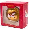 Coffret 1 boule de Noël or motif cheval garnie de 8 sachets de tisane bio Provence d’antan - 14,4 g