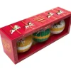 Coffret 3 boules de Noël tisanes féeriques Provence d'Antan - 48 g