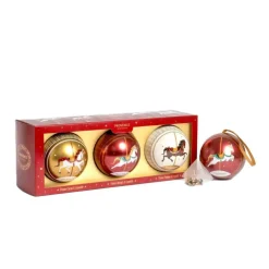 Coffret 3 boules de Noël tisanes féeriques Provence d'Antan - 48 g