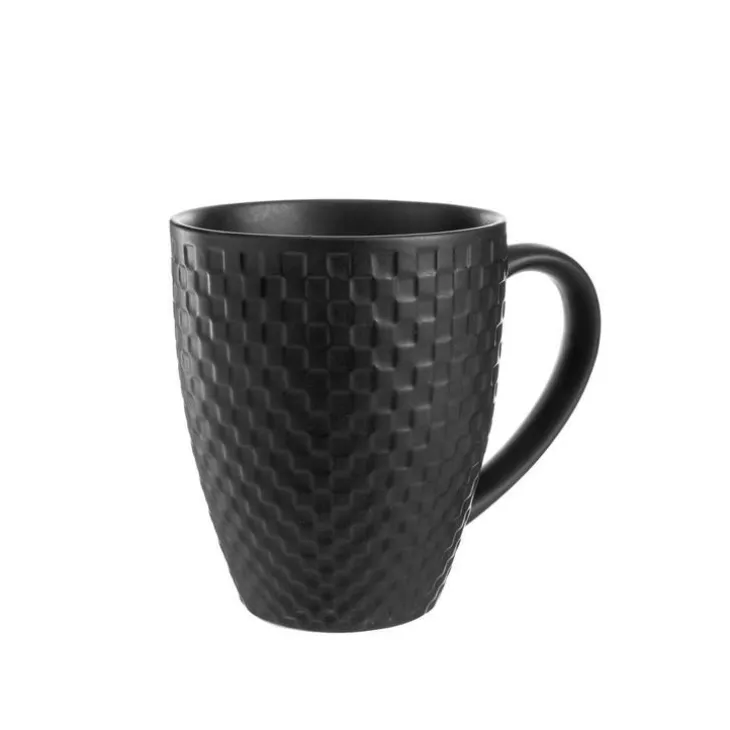 Coffret 4 mugs snow porcelaine Ø9x 13x10,5 cm