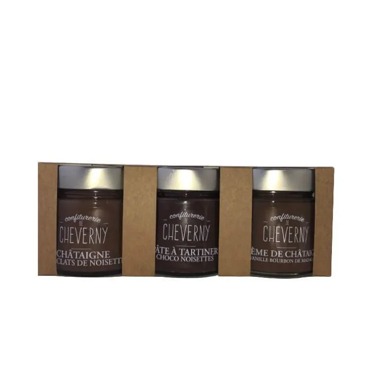 Coffret Autour de la châtaigne bio Cheverny confitures - 840 g