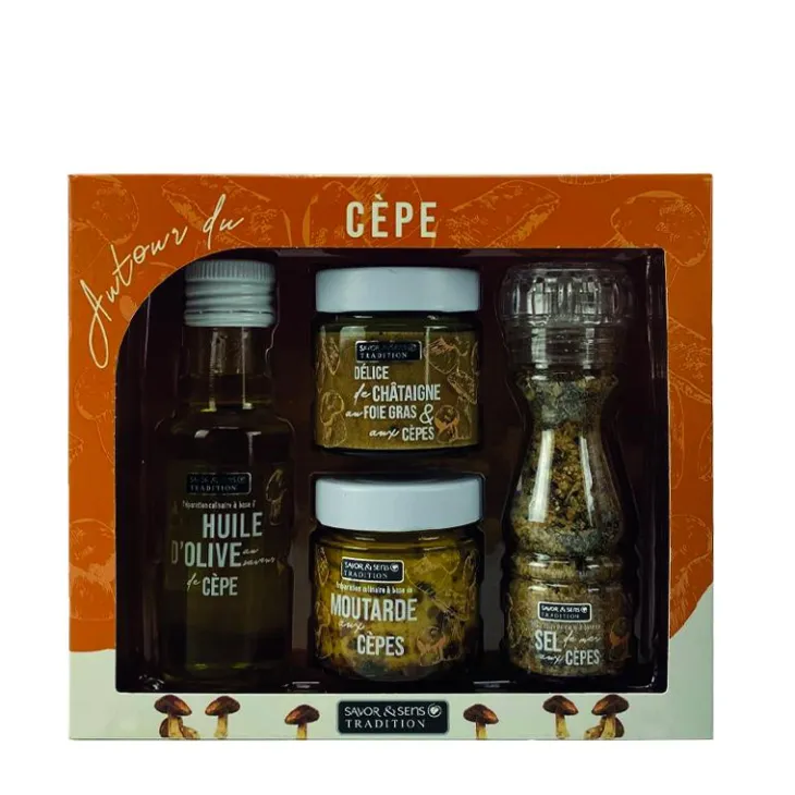 Coffret autour du cèpe Savor et Sens - 400 g