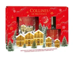 Coffret bougie et parfum d’intérieur Thé des rois mages Collines de Provence - 75 g + 50 ml