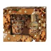 Coffret cadeau parfumé Noël gourmand Senteur et Lumière - Bougie 75 g + vaporisateur 50 ml