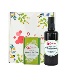 Coffret de soins pour homme L'Audacieux Louise Émoi - savon et huile