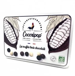 Coffret de soufflés aux 3 chocolats bio Cocoripop - 300 g