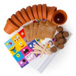 Coffret DIY Je fais pousser mes 10 pots monstres