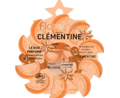 Coffret duo parfumé clémentine coloris orange Cosmos Organic