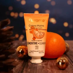 Coffret duo parfumé clémentine coloris orange Cosmos Organic