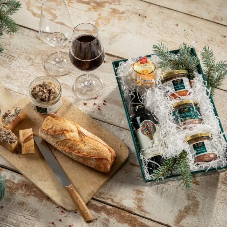 Coffret festif souvenirs gourmands Clos Saint Sozy