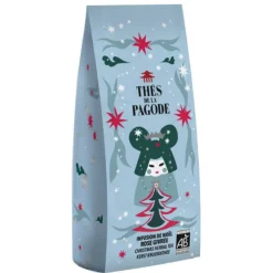 Coffret infusion de Noël à la rose givrée bio Thés de la Pagode - 50 g