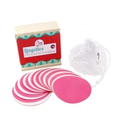Coffret lingettes démaquillantes écologiques boîte de 20