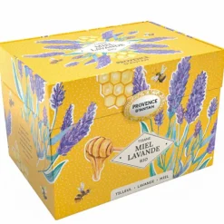 Coffret métal de tisane miel lavande bio Provence d’antan - 36 g