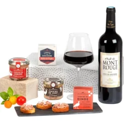 Coffret terrasse du café le soir Duc de Gascogne