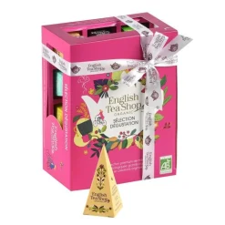 Coffret thés et infusions bio Prisme collection bien-être English Tea Shop - 12 sachets