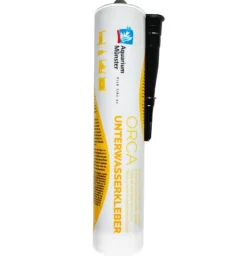 Colle pour aquarium hydrofuge, spécificité durable et solide - AQUARIUM MUNSTER Orca Underwater - 450g