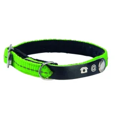Collier chat Lost vert taille XS