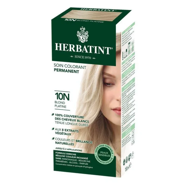 Coloration Herbatint Blond Platine - 10N.145 ml