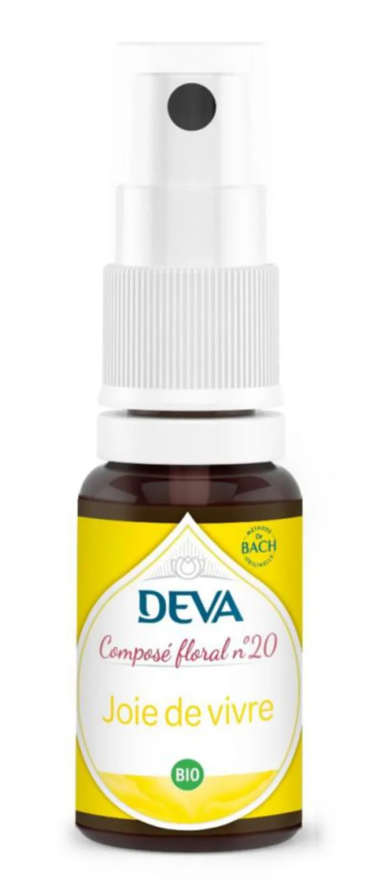 Complément alimentaire composé floral joie de vivre bio Deva - spray 15 ml