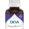 Complément alimentaire composé floral nuits paisibles bio sans alcool Deva - flacon compte-goutte 30 ml