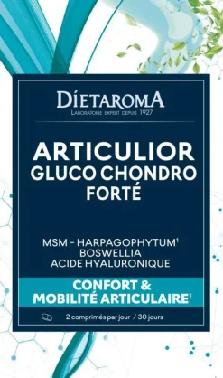 Complément alimentaire confort et mobilité articulaire gluco chondro forté Dietaroma Articulior - 60 comprimés
