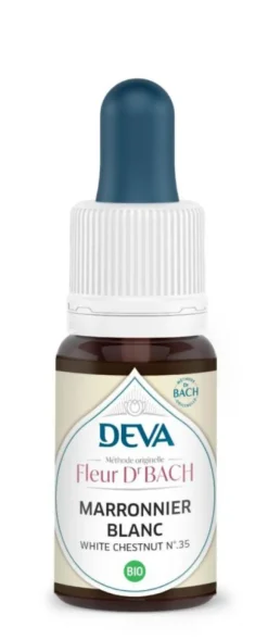 Complément alimentaire fleur de Bach marronnier blanc bio Deva - 15 ml