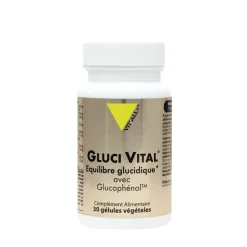 Complément alimentaire pour l’équilibre de la glycémie Vit’all+ Gluci Vital - 30 gélules