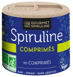 Complément alimentaire spiruline bio Gourmet Spiruline - 180 comprimés