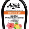 Concentré bio Hibiscus Pamplemousse Agrumes Antésite - Bouteille de sirop de 13 cl