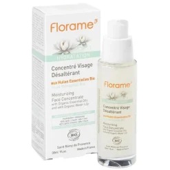 Concentré pour visage désaltérant bio en flacon de 30 ml
