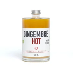 Concentrés bio gingembre hot poivre piment Quai Sud - 50cl