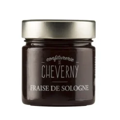 Confiture extra de fraise de sologne bio Cheverny confitures - 280 g
