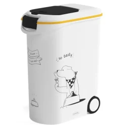 Container blanc pour chien - 54 L