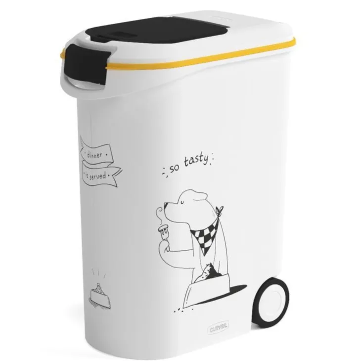 Container blanc pour chien - 54 L