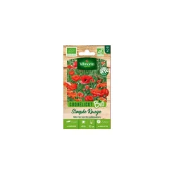 Coquelicot Simple rouge Bio Vilmorin - graines à semer