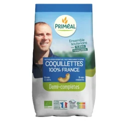 Coquillettes demi-complètes bio 500 g PRIMEAL