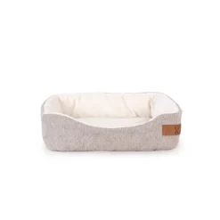 Corbeille douillette pour petit mammifère coloris beige Taille M Bubimex - 26 x 19 x 8 cm