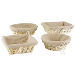 Corbeille osier 28x20x8 cm