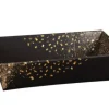 Corbeille panier gourmand Petra noire - 21 x 41 cm