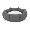 Corbeille pour chat en tissu gris anthracite Scruffs Eco Eden - 45 cm