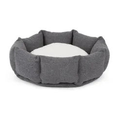 Corbeille pour chat en tissu gris anthracite Scruffs Eco Eden - 45 cm