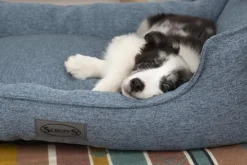 Corbeille pour chien bleu Manhattan Scruffs – Taille M