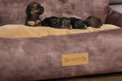 Corbeille pour chien marron Kensington Scruffs – Taille XL