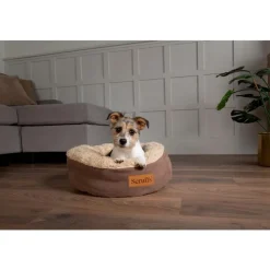 Corbeille pour petit chien ou chat coloris marron Scruffs Cosy – Ø 45 cm